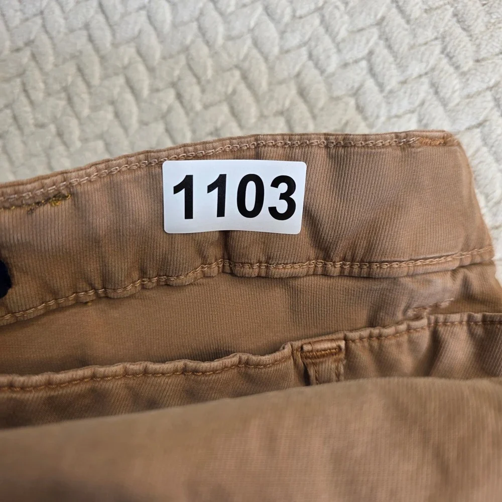 Peter‎ Millar Crown Crafted Mens Tan 5-Pocket Pants Brown 40/30 Turkey Tailored